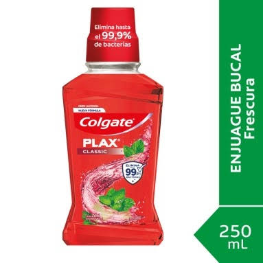 ENJUAGUE BUCAL COLGATE PLAX X 250  ROJO